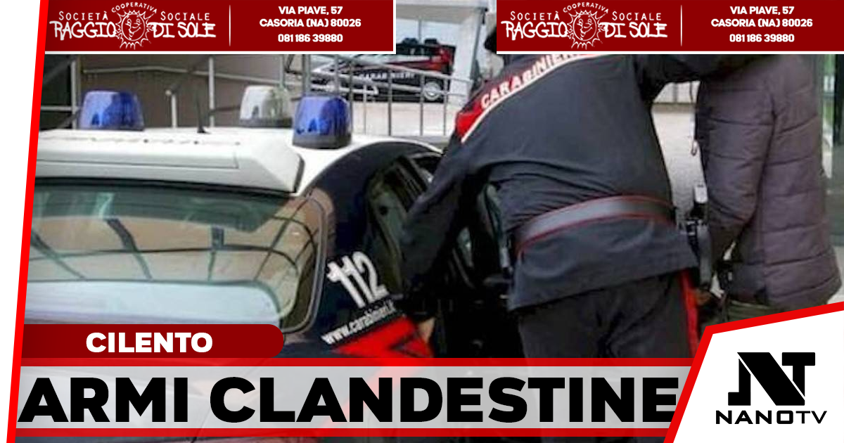 Pistole e munizioni in casa: scatta l’arresto a Capaccio Paestum
