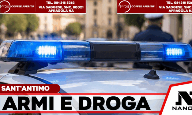 Sant’Antimo, armi e droga in casa: arrestato il padre e denunciato il figlio minorenne