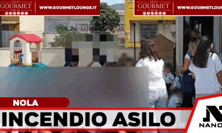 Incendio in un asilo a Nola: fiamme tra le suppellettili, bimbi messi in salvo
