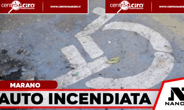 Marano, auto di un disabile data alle fiamme: il Prefetto promette una risposta immediata