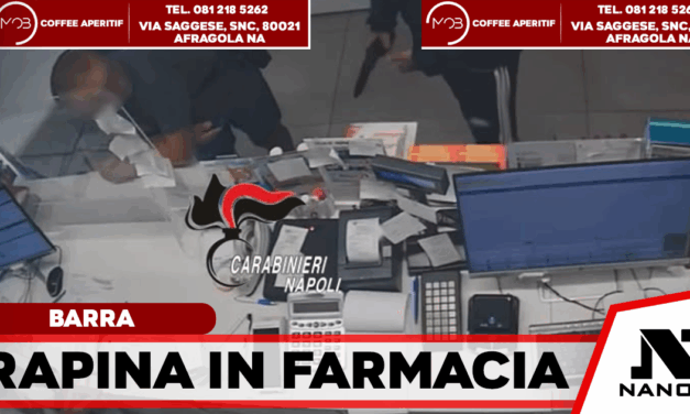 Napoli, rapina in farmacia tradita dai tatuaggi: si costituisce in caserma per amore della compagna