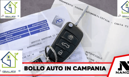 Bollo auto: in Campania oltre 2 milioni di potenziali beneficiari dell’esenzione