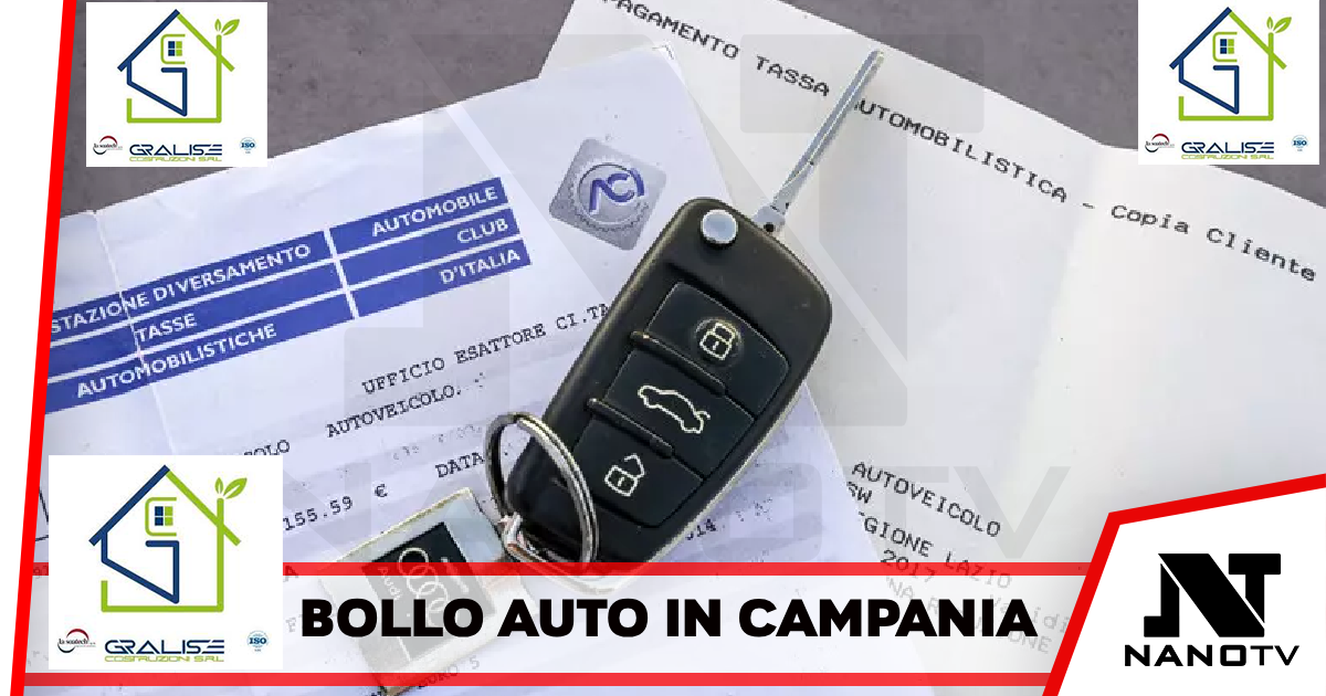 Bollo auto: in Campania oltre 2 milioni di potenziali beneficiari dell’esenzione