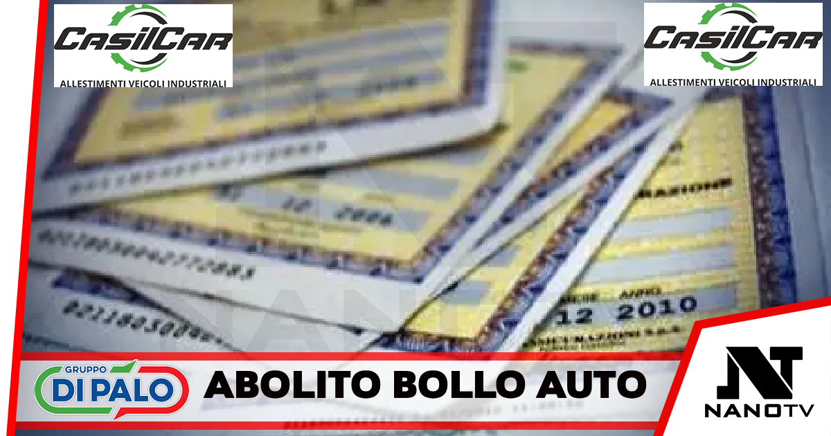 Il Consiglio dei Ministri cancella il bollo auto e moto per il 70% dei veicoli