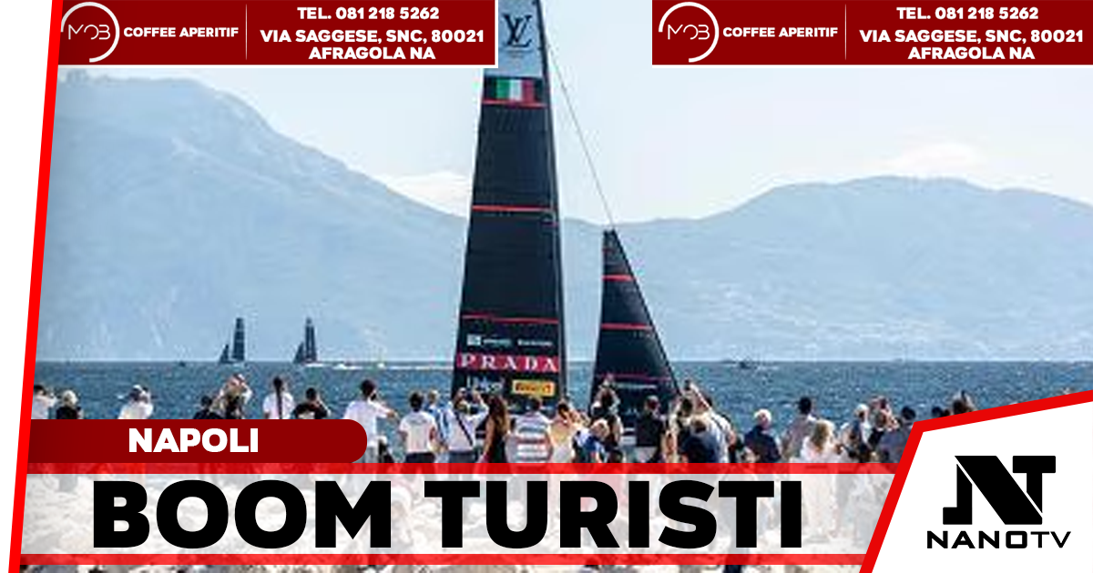 Napoli, boom di turisti per l’America’s Cup: 800mila presenze e mezzo milione per le regate