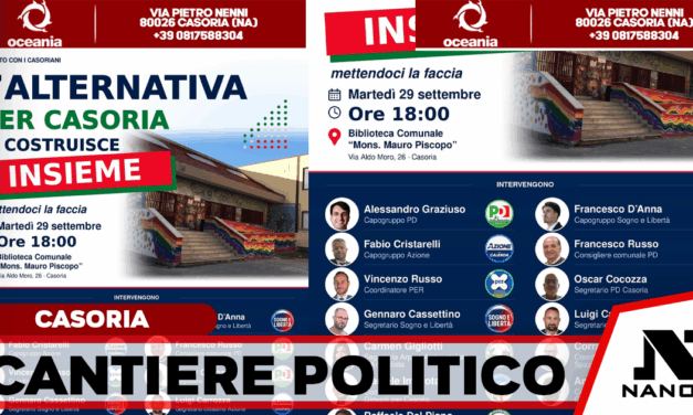 Casoria, le opposizioni si riuniscono in biblioteca per costruire l’alternativa al sindaco Raffaele Bene