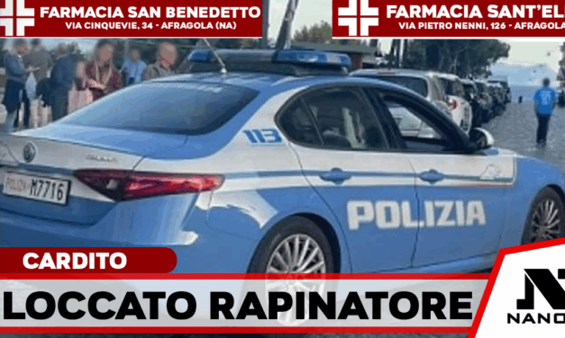 Cardito, rapina un negozio e scappa col registratore di cassa: arrestato 39enne