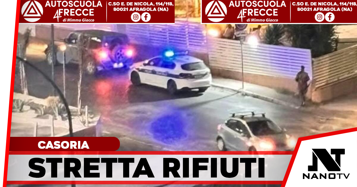 Casoria, stretta della Polizia Locale sull’abbandono dei rifiuti: pattuglie anche di sera e di notte