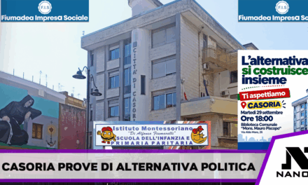 Casoria. Il 29 settembre un evento politico per costruire l’alternativa alla maggioranza Bene