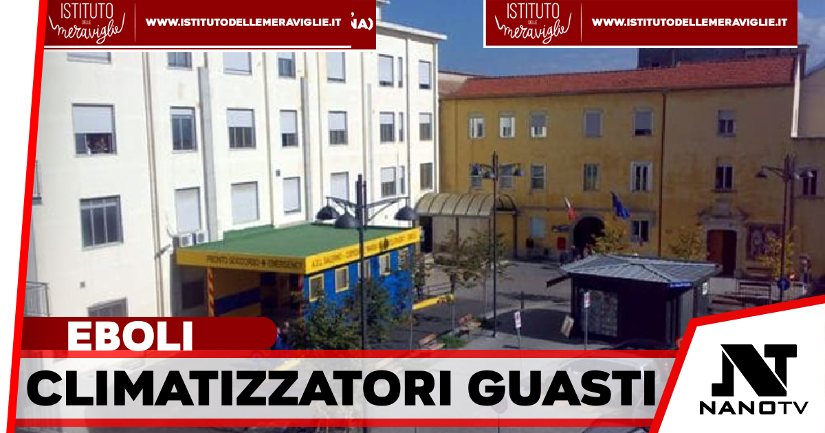 Emergenza afa all’ospedale di Eboli: impianto di climatizzazione guasto tra Chirurgia e Centro Trasfusionale