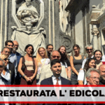 Restaurata l’Edicola di San Gennaro in piazza De Nicola: inaugurato il monumento alla presenza del Sindaco Manfredi