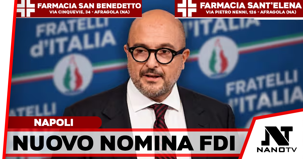Gennaro Sangiuliano nominato nuovo coordinatore regionale di Fratelli d’Italia in Campania