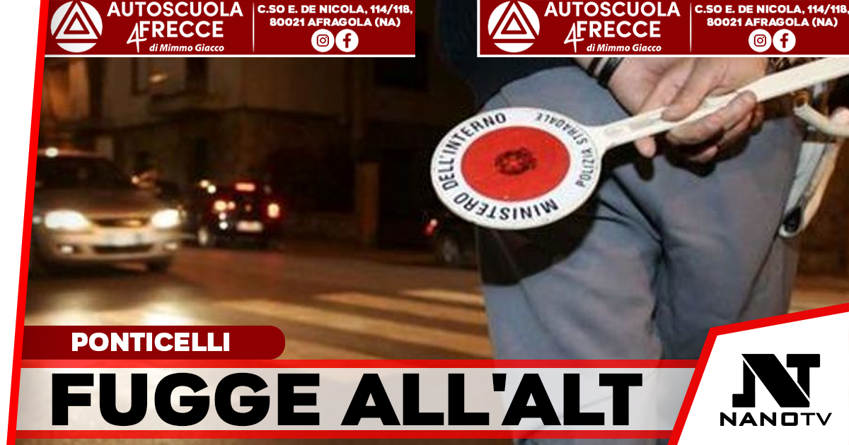 Ponticelli, fugge all’alt e si schianta contro la volante: arrestato 32enne in via de Meis