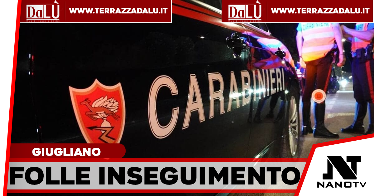 Inseguimento da Trentola a Lago Patria, sfonda il guard-rail e aggredisce i carabinieri: arrestato 31enne