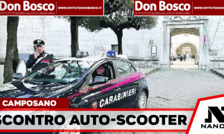 *CAMPOSANO h 00.10 circa:*: I carabinieri della Compagnia di Nola sono intervenuti all’incrocio tra via Trivice d’Ossa e via Pizzariello per un sinistro stradale.