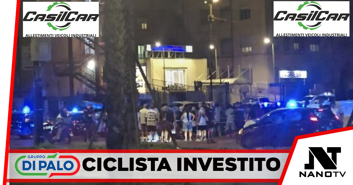 Tragedia a via Marina: ciclista investito muore sul colpo : vani i soccorsi