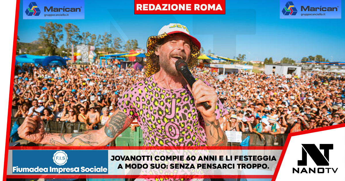 Jovanotti, l’eterno ragazzo compie 60 anni