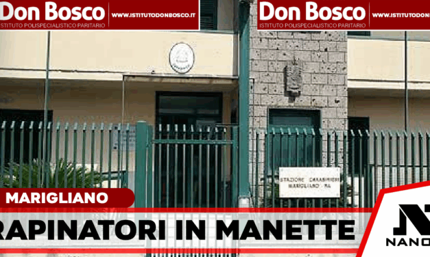 *MARIGLIANO: tre rapinatori in manette, c’è anche una donna. Carabinieri eseguono misura cautelare*
