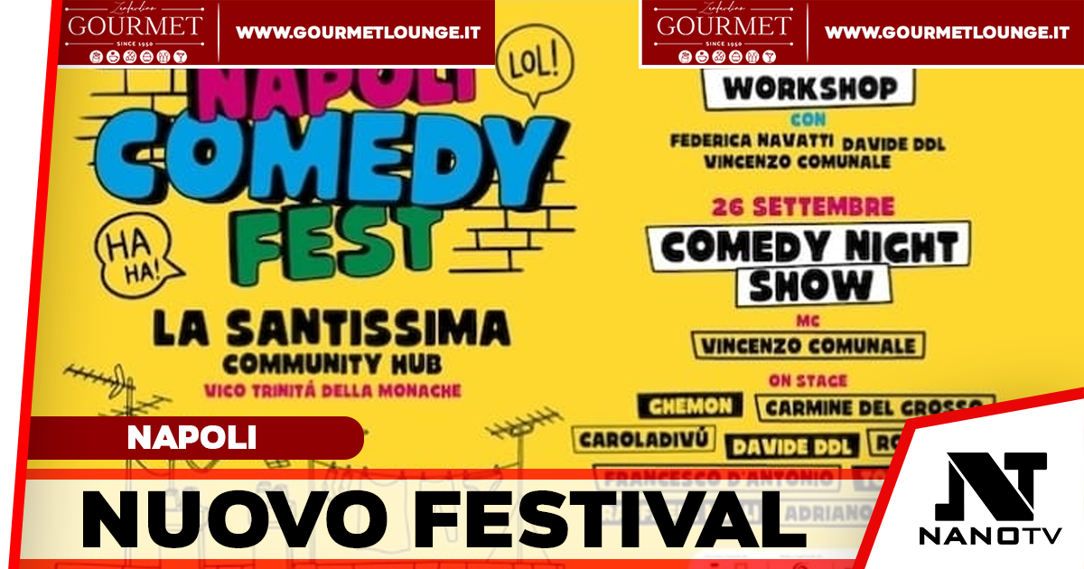 Napoli Comedy Fest, sold out la prima edizione dedicata alla comicità contemporanea