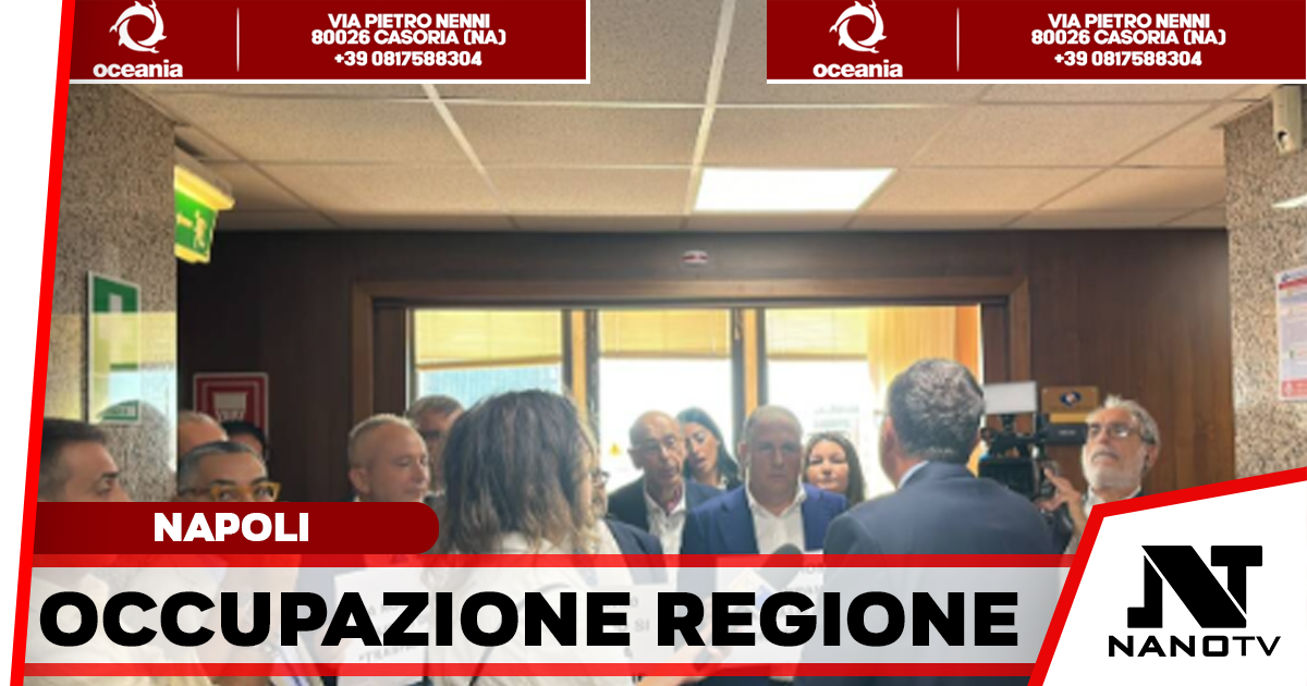 Protesta in Regione Campania: il centrodestra occupa gli uffici del Presidente Manfredi