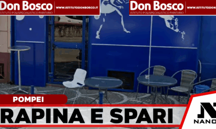 Rapina e spari in un’agenzia di scommesse di Pompei, ferito il titolare