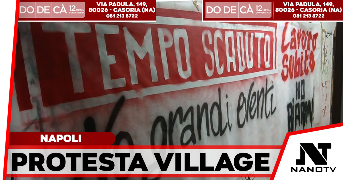 Napoli, protesta al Race Village dell’America’s Cup: fermi e identificazioni tra attivisti e residenti