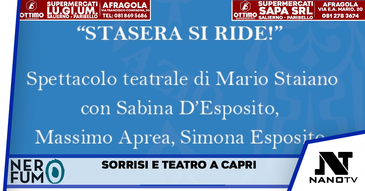 Capri, un sorriso al calar del sole: alla Casa di Riposo San Giuseppe va in scena “Stasera si ride!”