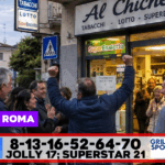 Vincita record al Superenalotto in un bar: centrato il 6 con un jackpot da oltre 223 milioni di euro