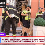 Crolla solaio in un palazzo a Roma, illese le quattro persone estratte dalle macerie