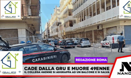 Precipitano dal cestello della gru, muore un operaio. Il collega resta ferito dopo essersi aggrappato ad un balcone cadendo
