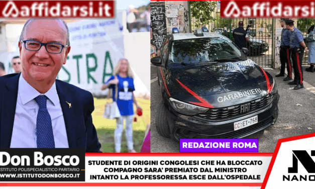 Valditara, premierò lo studente che ha bloccato il 13enne a Roma