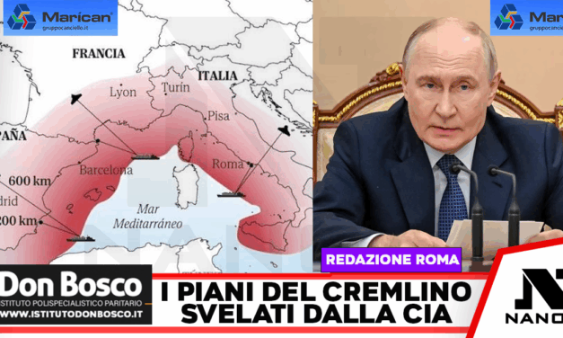 ‘Russia pronta ad attacchi con droni dal mare in Italia, Francia e Spagna’. I piani del Cremlino svelati dalla Cia.