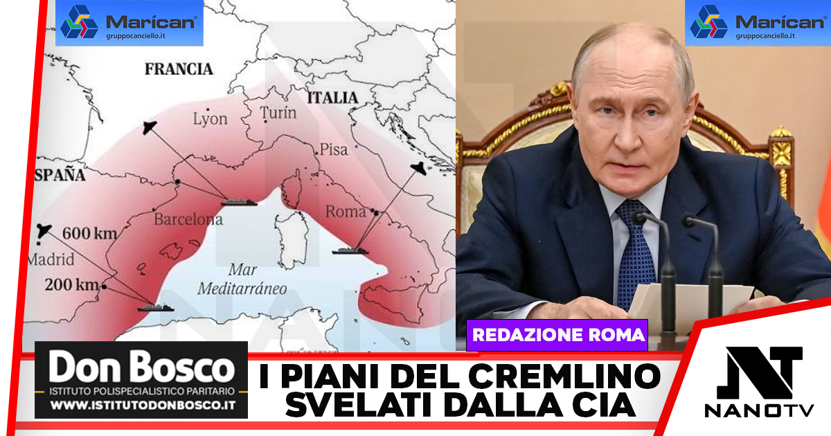 ‘Russia pronta ad attacchi con droni dal mare in Italia, Francia e Spagna’. I piani del Cremlino svelati dalla Cia.