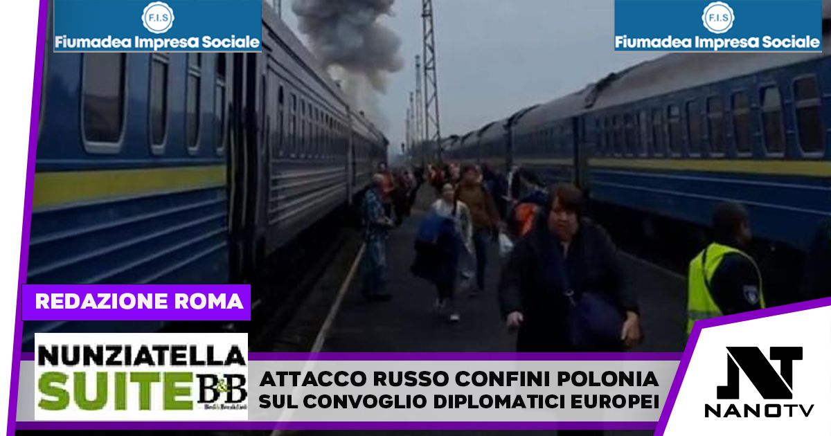 Attacco russo al confine con la Polonia, fermato un treno con consiglieri di sicurezza europei
