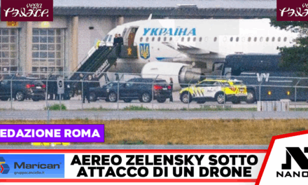 ‘L’aereo di Zelensky sfiorato da drone al decollo dalla Moldavia’