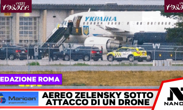 ‘L’aereo di Zelensky sfiorato da drone al decollo dalla Moldavia’