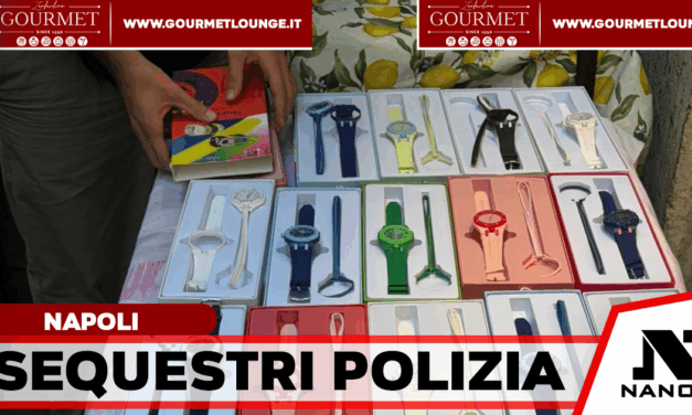 Controlli della Polizia Locale a Napoli: sequestrate area giochi a Pianura e orologi falsi in via Toledo