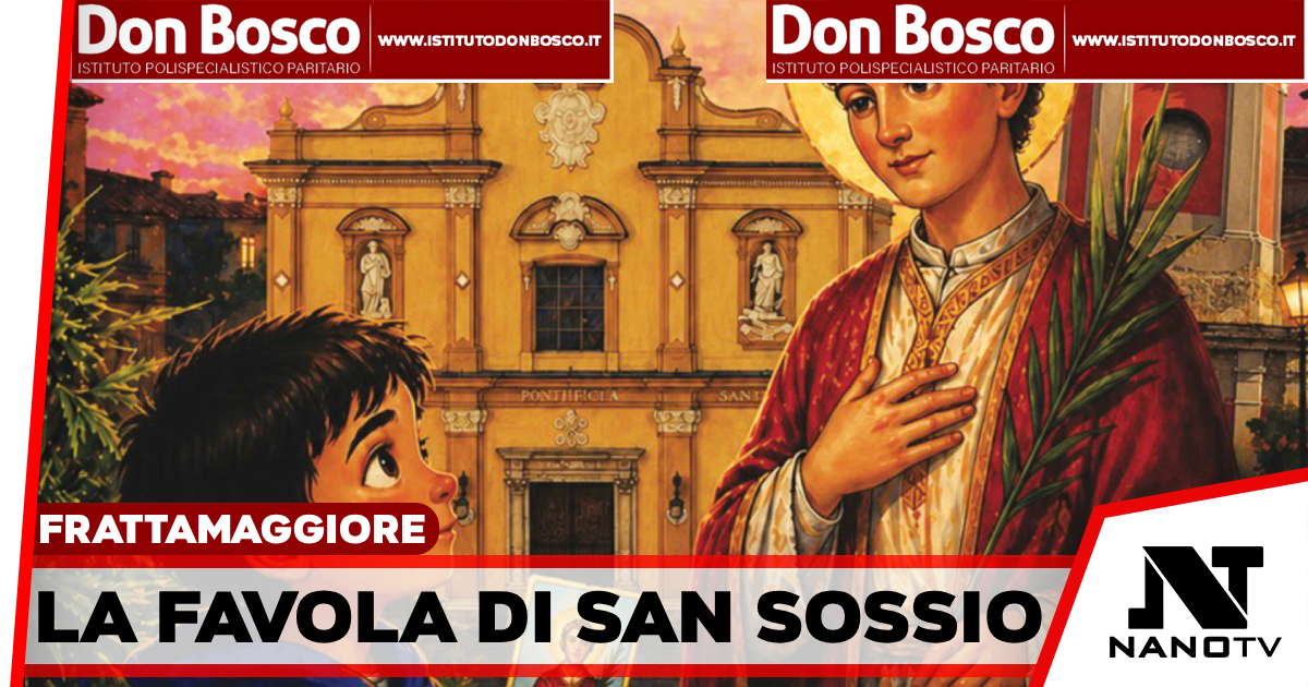 LA “FAVOLA DI SAN SOSSIO” ARRIVA NELLE SCUOLE ELEMENTARI DI FRATTAMAGGIORE:  Martedì 8 settembre, alle ore 10.00, la presentazione dell’opuscolo nella Basilica di San Sossio