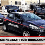 Napoli: Questa mattina i carabinieri sono intervenuti a via Edoardo Scarpetta, lotto 10, nel quartiere Ponticelli. danneggiati vari tubi di irrigazione