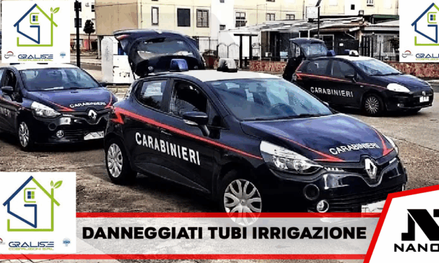 Napoli: Questa mattina i carabinieri sono intervenuti a via Edoardo Scarpetta, lotto 10, nel quartiere Ponticelli. danneggiati vari tubi di irrigazione