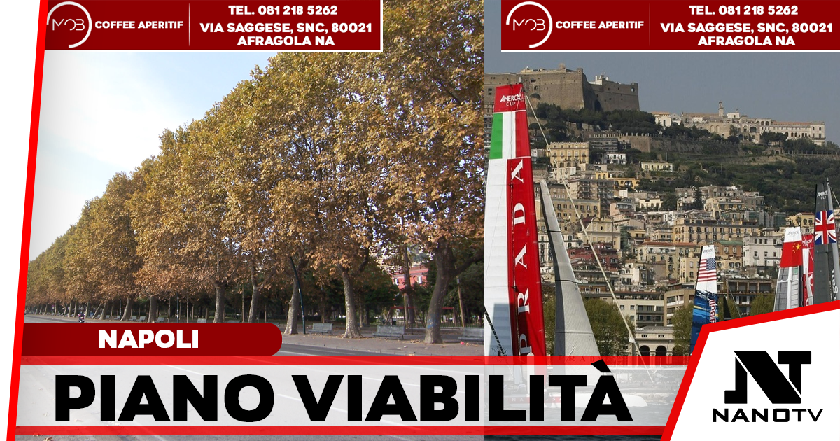 Napoli, Riviera di Chiaia aperta alle auto: scatta il piano traffico per l’America’s Cup