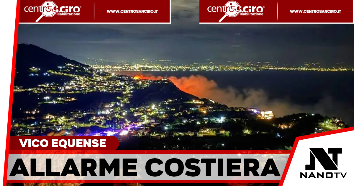 Incendi in Costiera: Canadair in azione a Vico Equense e ad Agerola, evacuate abitazioni