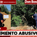 FIUME VOLTURNO. RIEMPIMENTO ABUSIVO ARGINE DEL FIUME VOLTURNO, SEQUESTRATA AREA. DUE DENUNUNCIATI DALLA POLIZIA PROVINCIALE.