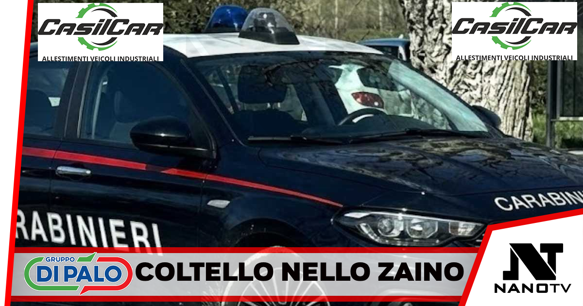 Terzigno: Con un coltello da cucina nello zaino. Carabinieri denunciano alunno 14enne