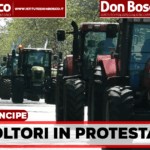 Agricoltori in protesta a Casal di Principe: trattori in strada e richiesta dello stato di crisi