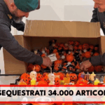 Finanzieri del Comando Provinciale di Caserta, hanno controllato 7 attività, sequestrando oltre 34.000 articoli non conformi ovvero contraffatti.