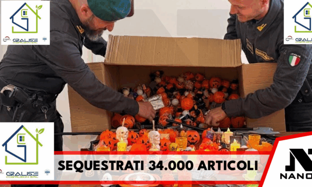 Finanzieri del Comando Provinciale di Caserta, hanno controllato 7 attività, sequestrando oltre 34.000 articoli non conformi ovvero contraffatti.