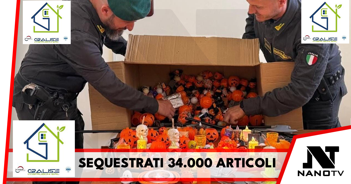 Finanzieri del Comando Provinciale di Caserta, hanno controllato 7 attività, sequestrando oltre 34.000 articoli non conformi ovvero contraffatti.