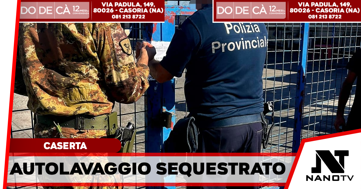 Autolavaggio Sequestrato