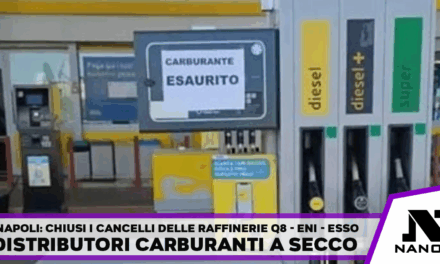Cancelli chiusi per le raffinerie napoletane: Q8, Eni, Esso con cancelli sbarrati. Distributori a secco